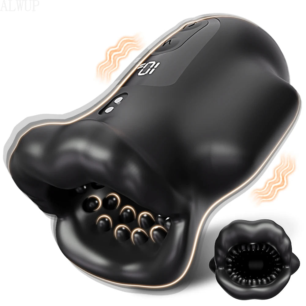 Adult Sex Toys Vibrating Male Masturbator Glans Vibrator Electric Penis Massager Delay Trainer Exerciser Vibrations Stimulator