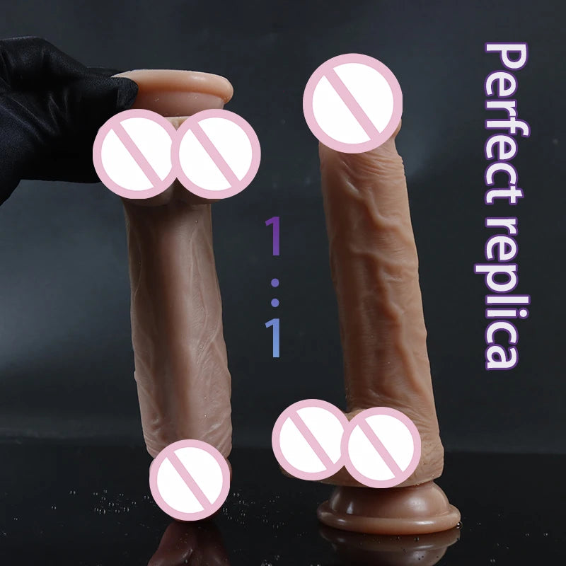 Adult Sex Toys Penis Big Dick Sex Toys for Women Hardness Comfort Dildo Liquid Silicone Rubber Dildos for Women Realistic Dildos