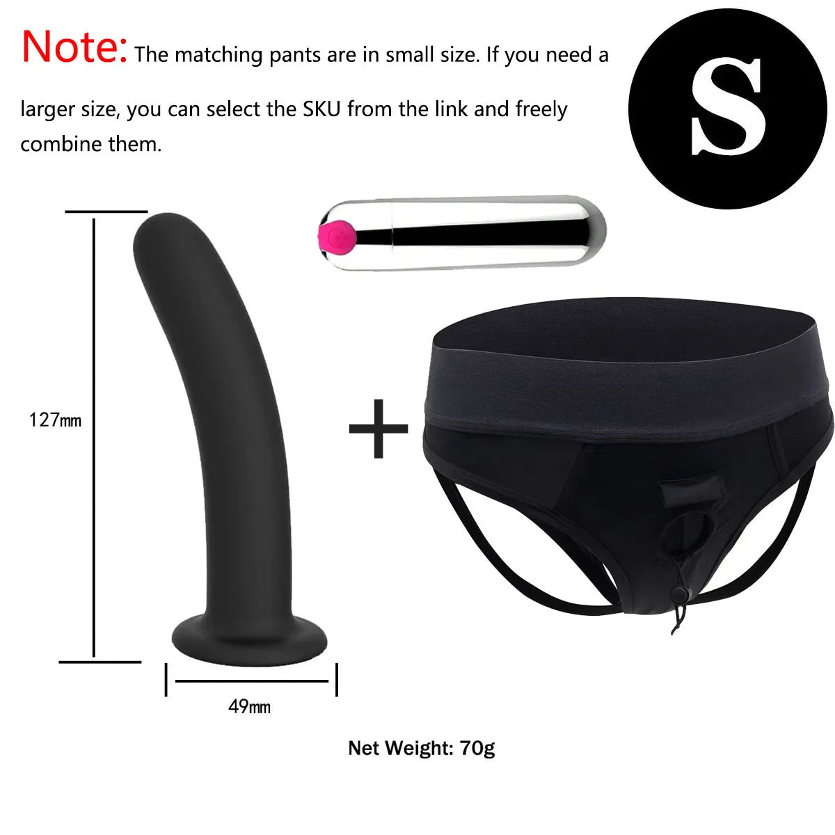 Silicone Strap On Dildo Panties, Realistic Harness Underwear with Removable Dildo for Women Lesbian Couples, Adjustable Strap-on
