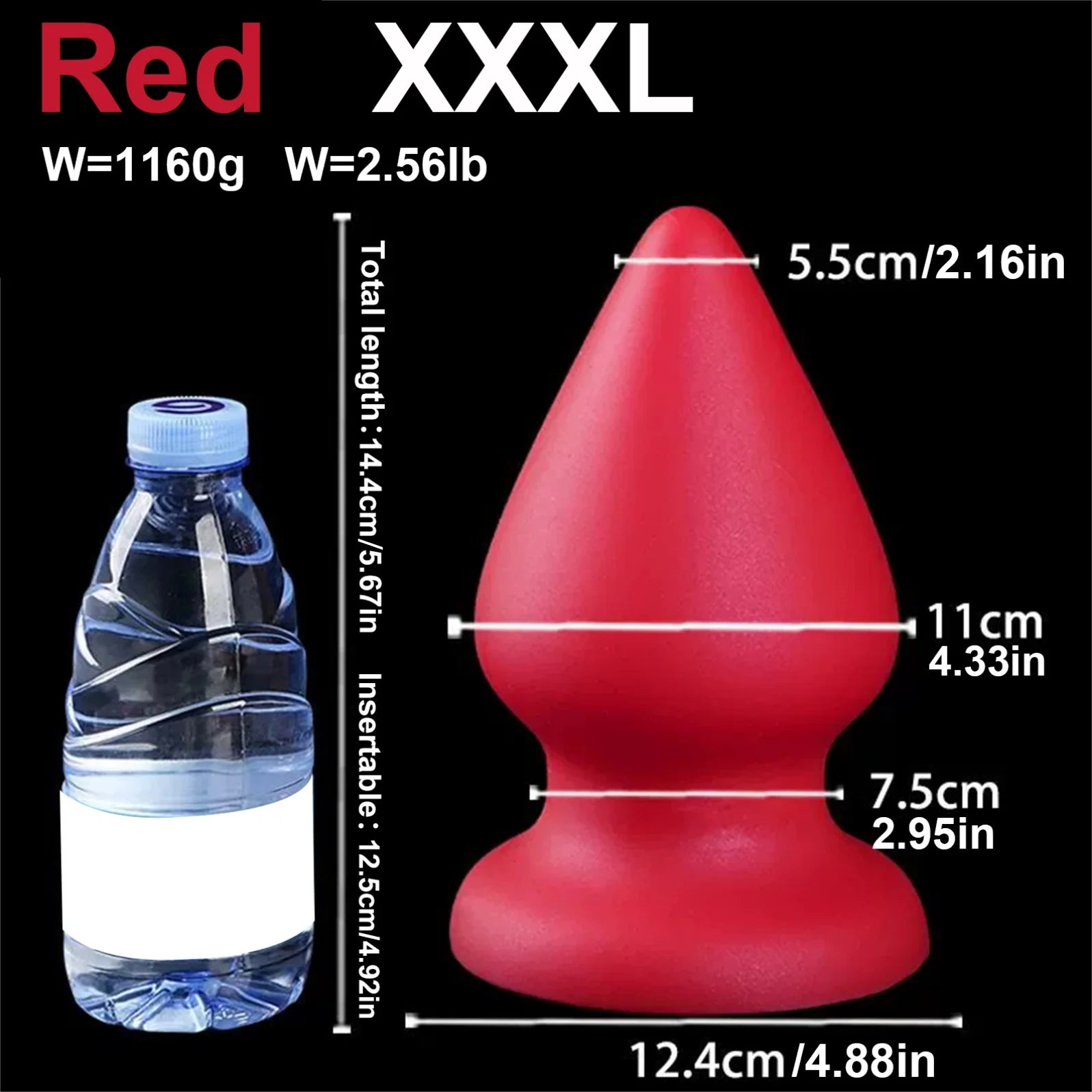 Pointed Tapered Anal Plug Silicone Anal Dildo Huge Buttplug Sex Toys Women Men Gay Big Suction Cup Vaginal Prostate Massage 18+