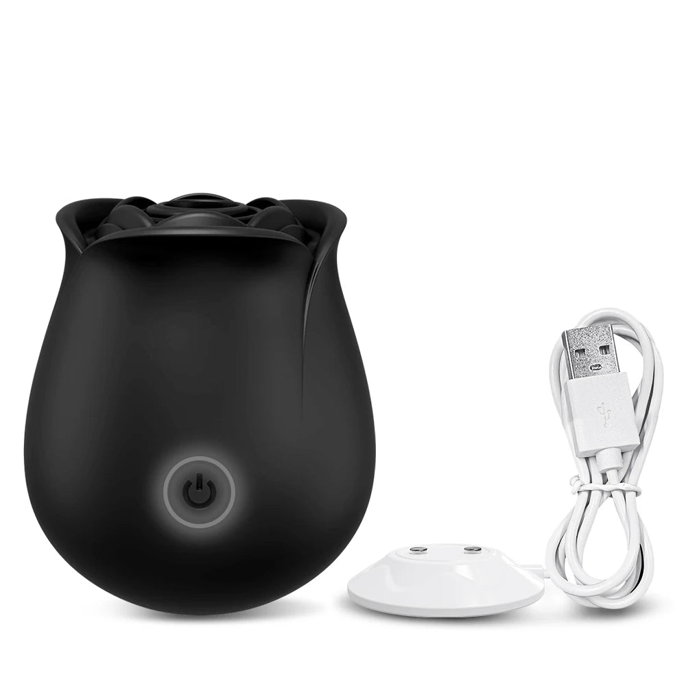 Sex Toys Rose-Sucking Vibrator for Women Nipple Clitoral Massager Stimulator Masturbator Adult Products Vibration Adult Toys