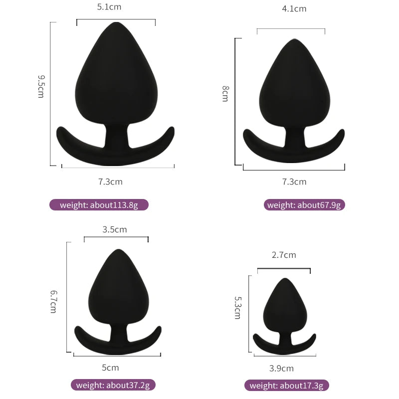 Anal Plug Sex Toy For Men Women Anal Training Clitoral Massager G Spot Stimulation Butt Plugs Adults Erotic Sex Toys for Couple