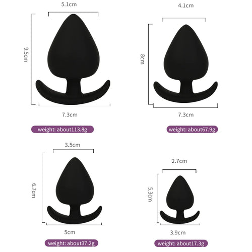Anal Plug Sex Toy For Men Women Anal Training Clitoral Massager G Spot Stimulation Butt Plugs Adults Erotic Sex Toys for Couple