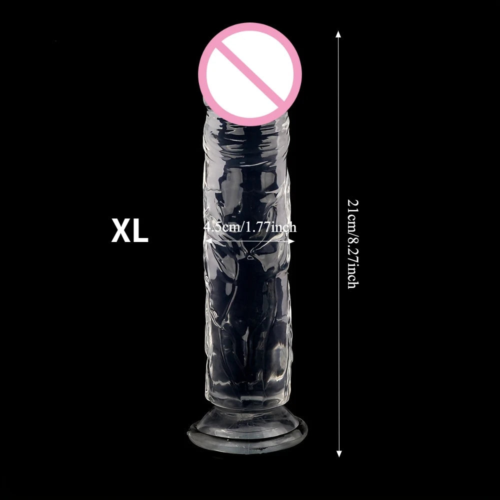 Adult Sex Toys Silicone Realistic Dildo Suction Cup Dick Waterproof Masturbators Soft  Sex Toys for Women Female Massager Porn