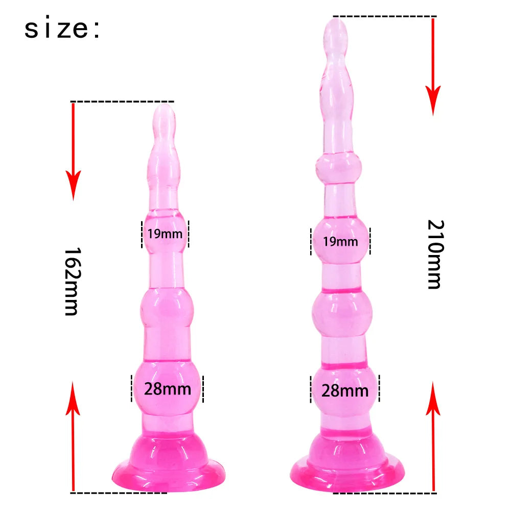 Adult Sex Toys for Men Anal Plug Prostate Massager Jelly Analplugs No Vibrator Male Masturbator Butt Plug Dildo Vibrator Sextoys