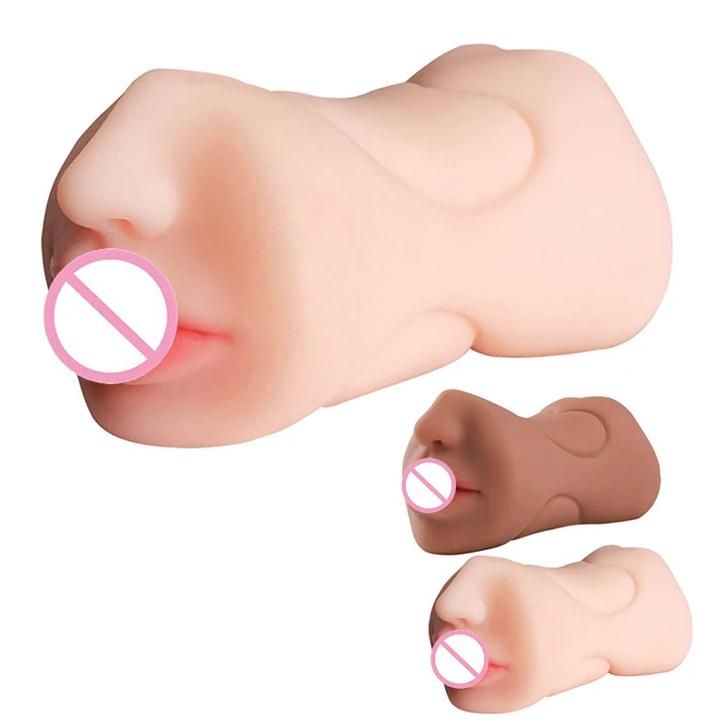 New Male Sex Toys With Sexy Mouth Realistic Vagina And Tight Anus Ass Oral Sex Doll Stroker Adult Toys Adult Supplies For Men
