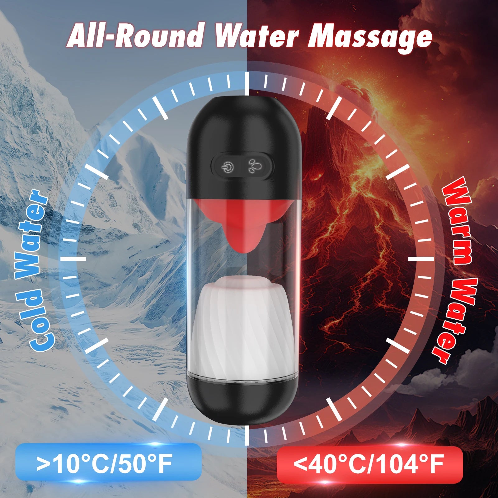 Male Masturbator Sex Toys for Men Penis Vibrator with APP Penis Pump with 9 Vibrating & 360° Tongue Licking Adult Sex Product