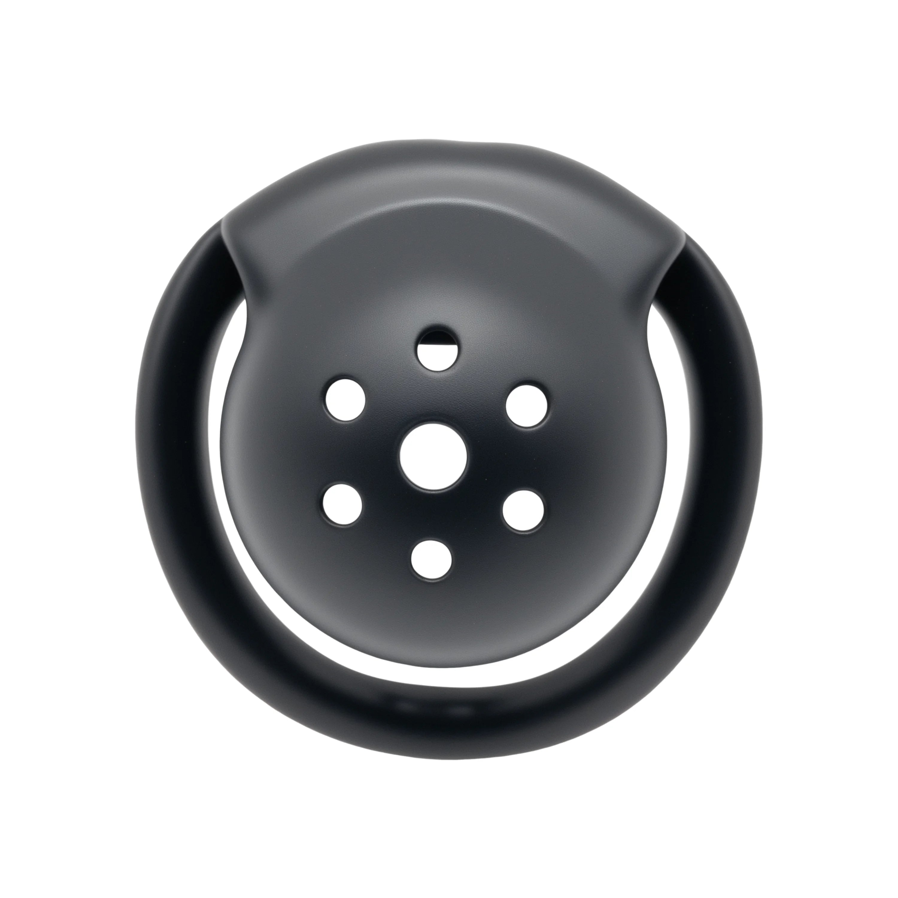 "Flat Chastity Cage with Embedded Lock - Male CB Device for BDSM Penis Restraint"