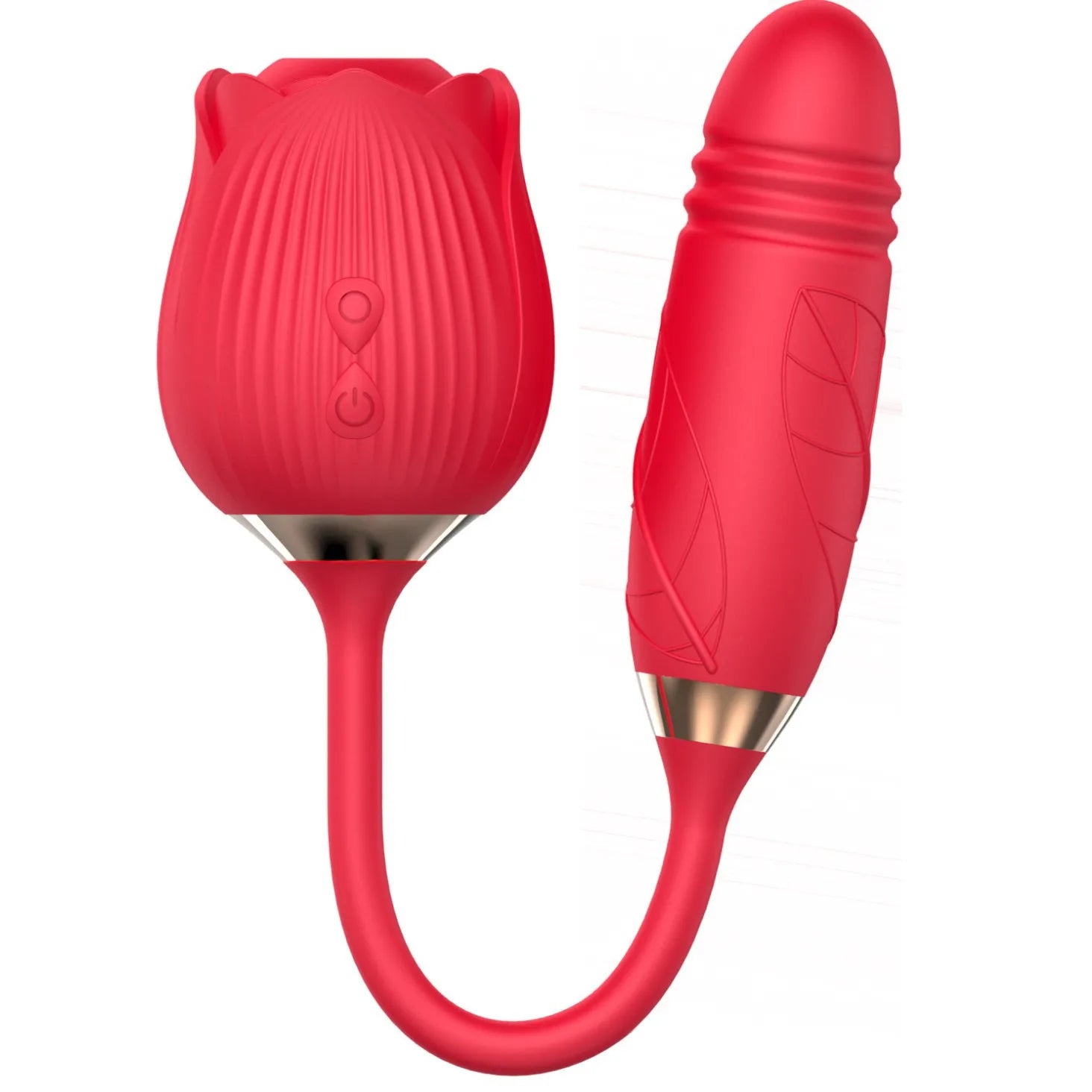 Rose Vibrator Toy for Women Clitoral Sucking Vibrator G-spot Thrusting Dildo Clit Nipple Sucker Vibrater Female Couple Sex Toys
