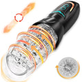 Male Masturbator Sex Toys for Men - Adult Toy with Thrusting & Rotating, Penis Vibrator Pocket Pussy Hands Free Sex Machine