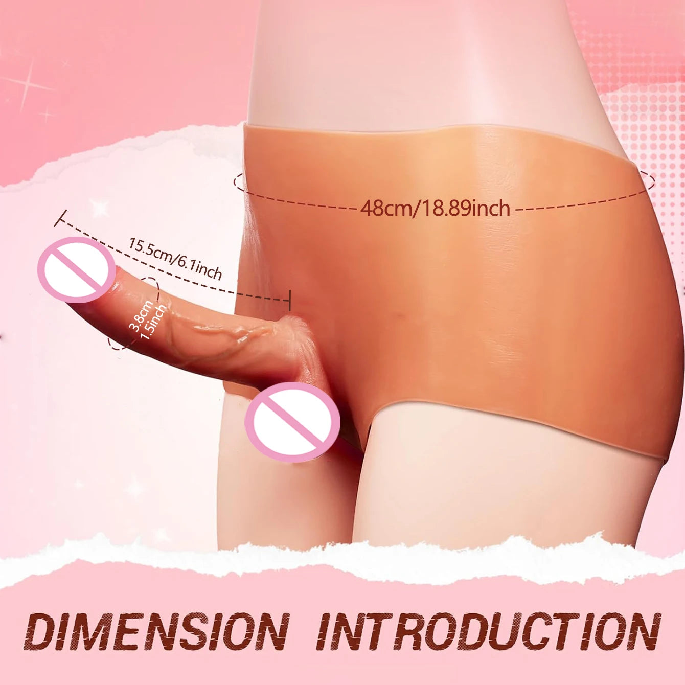 Strap on Dildo High Elastic Silicone Wearable Dildo Panties Large Penis Lesbians Sex Toys Penetration Vagina Anus Orgasm Sex Toy
