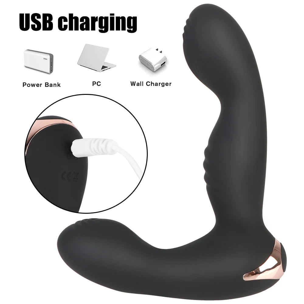Sex Toy for Men Male Masturbator 10 Mode G-spot Stimulator Prostate Massage Anal Vibrator Butt Plug Adult Products
