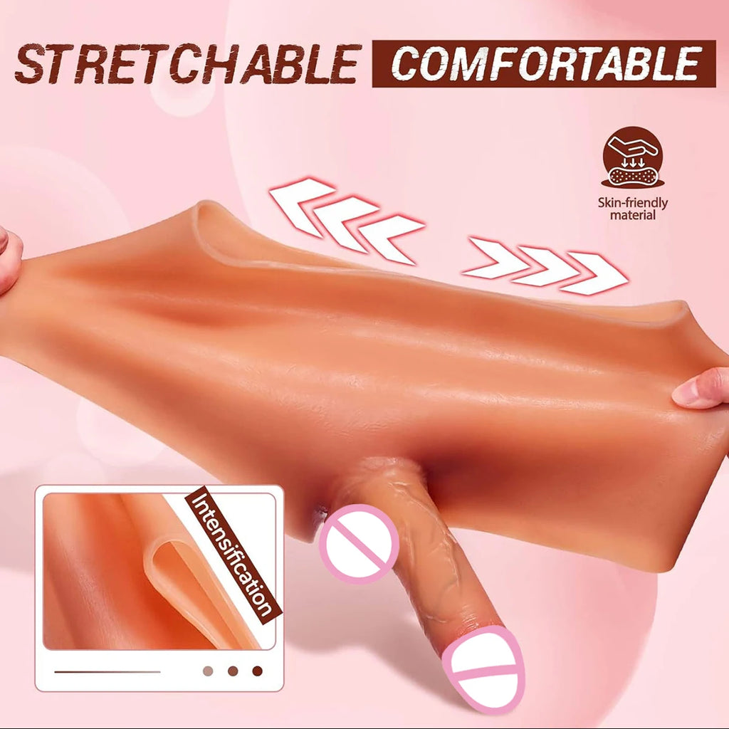 Strap on Dildo High Elastic Silicone Wearable Dildo Panties Large Penis Lesbians Sex Toys Penetration Vagina Anus Orgasm Sex Toy