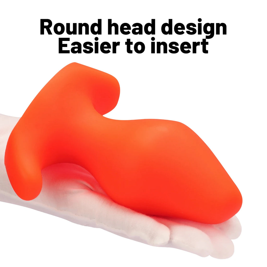 Adult Masturbation Sex Toys Wearable Anti Drop Anal Plug Dilator Prostate Massage Big Butt Anal Silicone Clit Vagina Stimulation