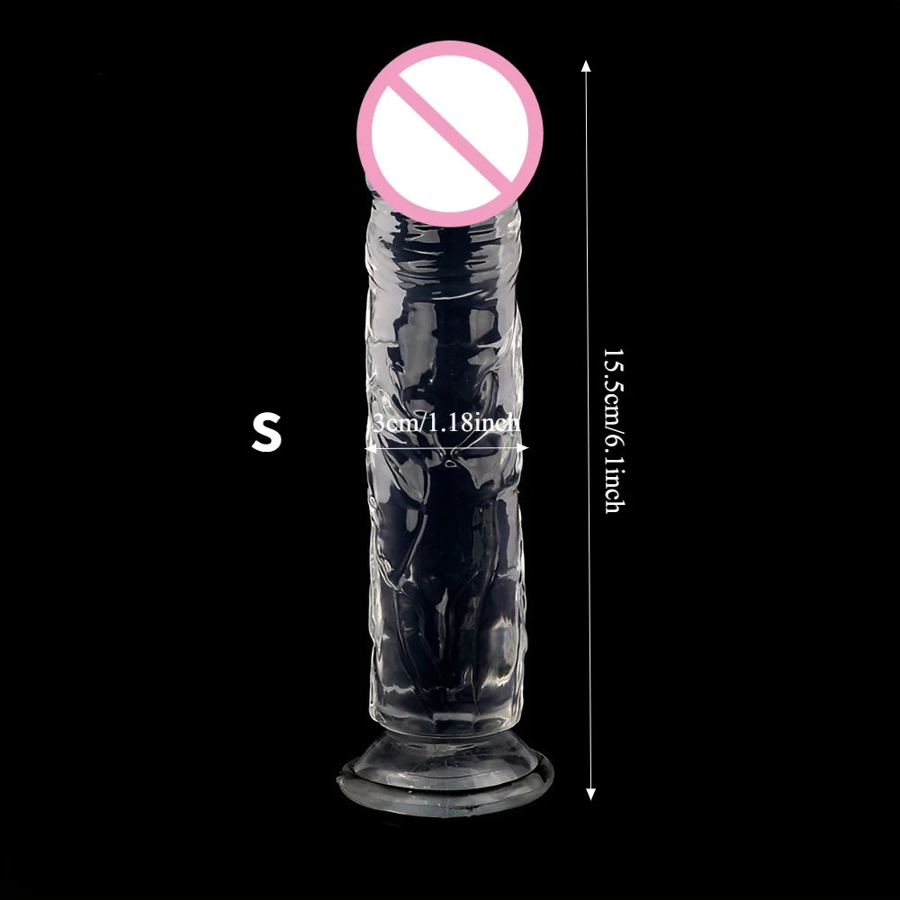 Adult Sex Toys Silicone Realistic Dildo Suction Cup Dick Waterproof Masturbators Soft  Sex Toys for Women Female Massager Porn