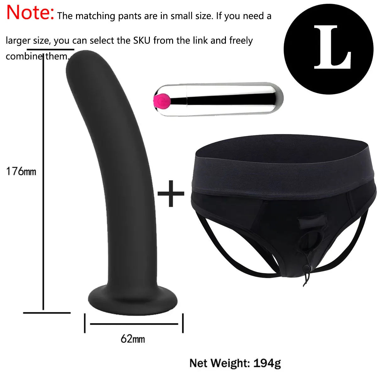 Silicone Strap On Dildo Panties, Realistic Harness Underwear with Removable Dildo for Women Lesbian Couples, Adjustable Strap-on