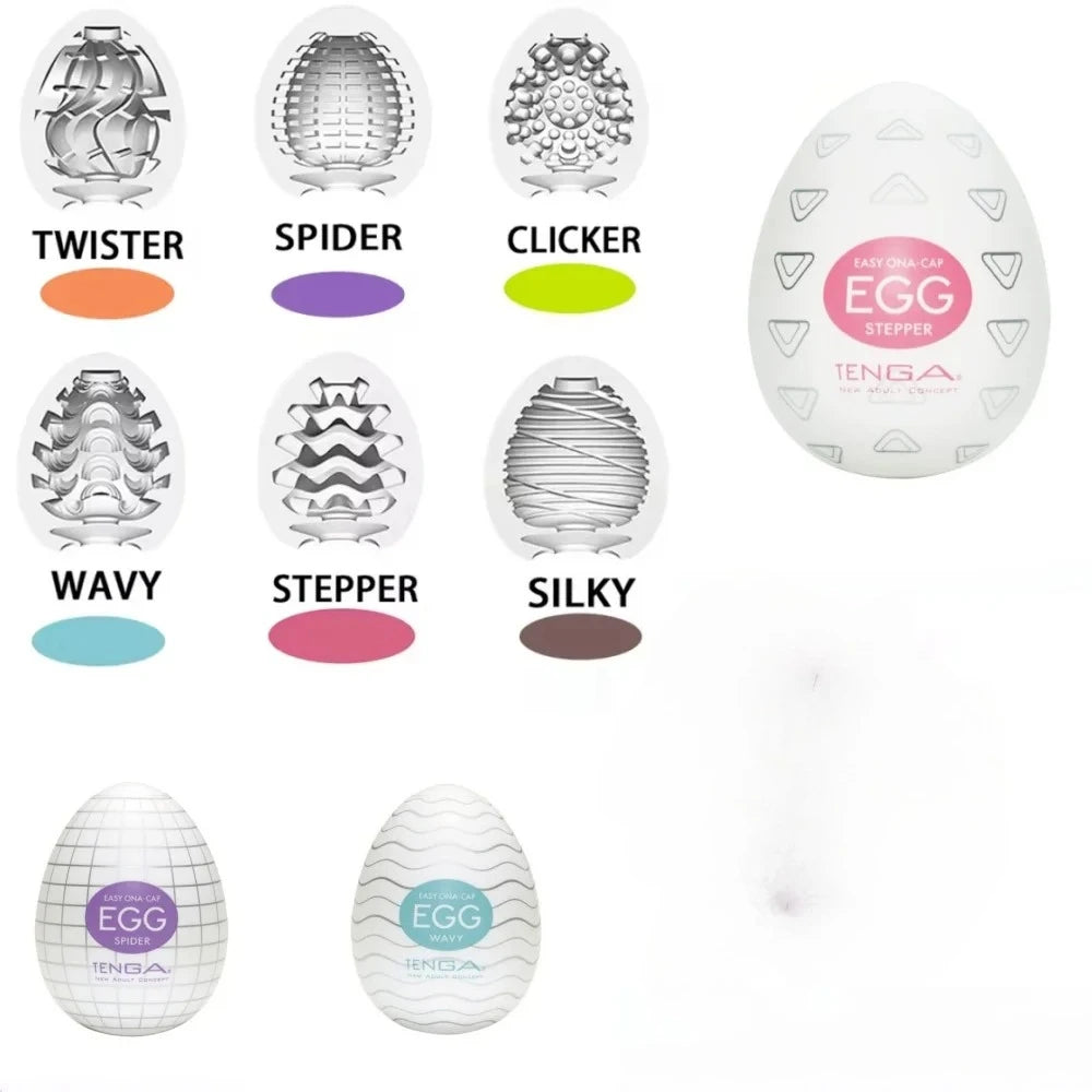 Eggs Sex Toys Male Masturbation Cup Vagina For Men Blowjob Glans Stimulation Silicone Stretchable Penis Massager Pocket Sex Toy