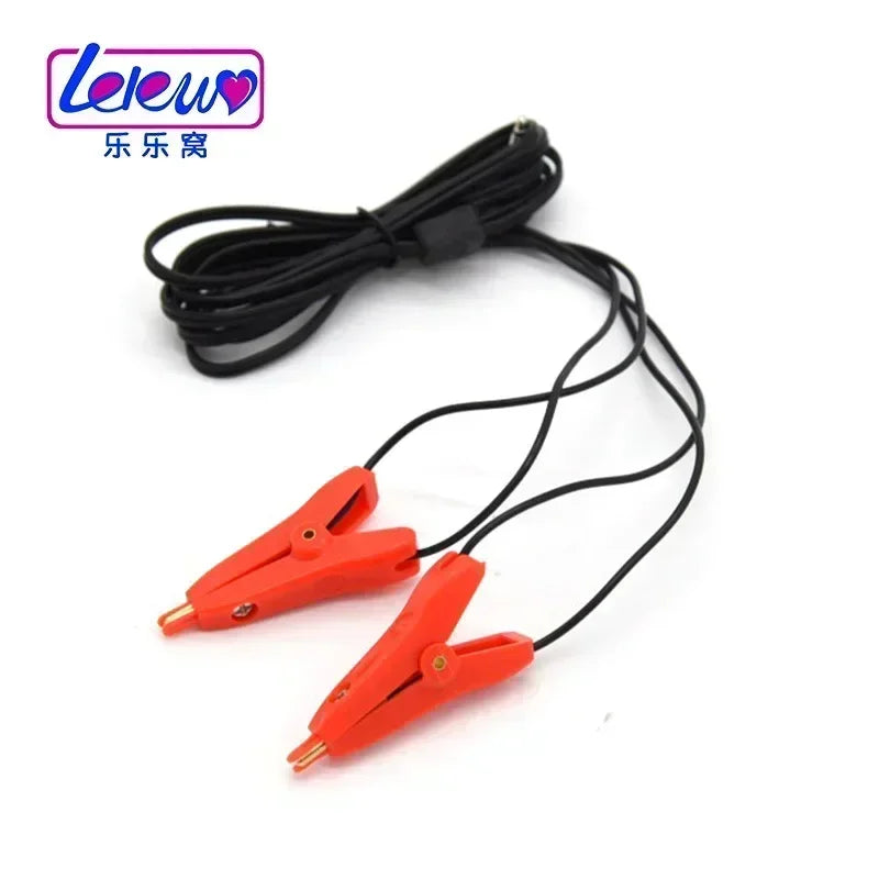 BDSM Fetish Sex Toys Electric Shock Adult Sex Toys Nipple Stimulator Electric Shock Nipple Clamps Full Body Massage SM Electric