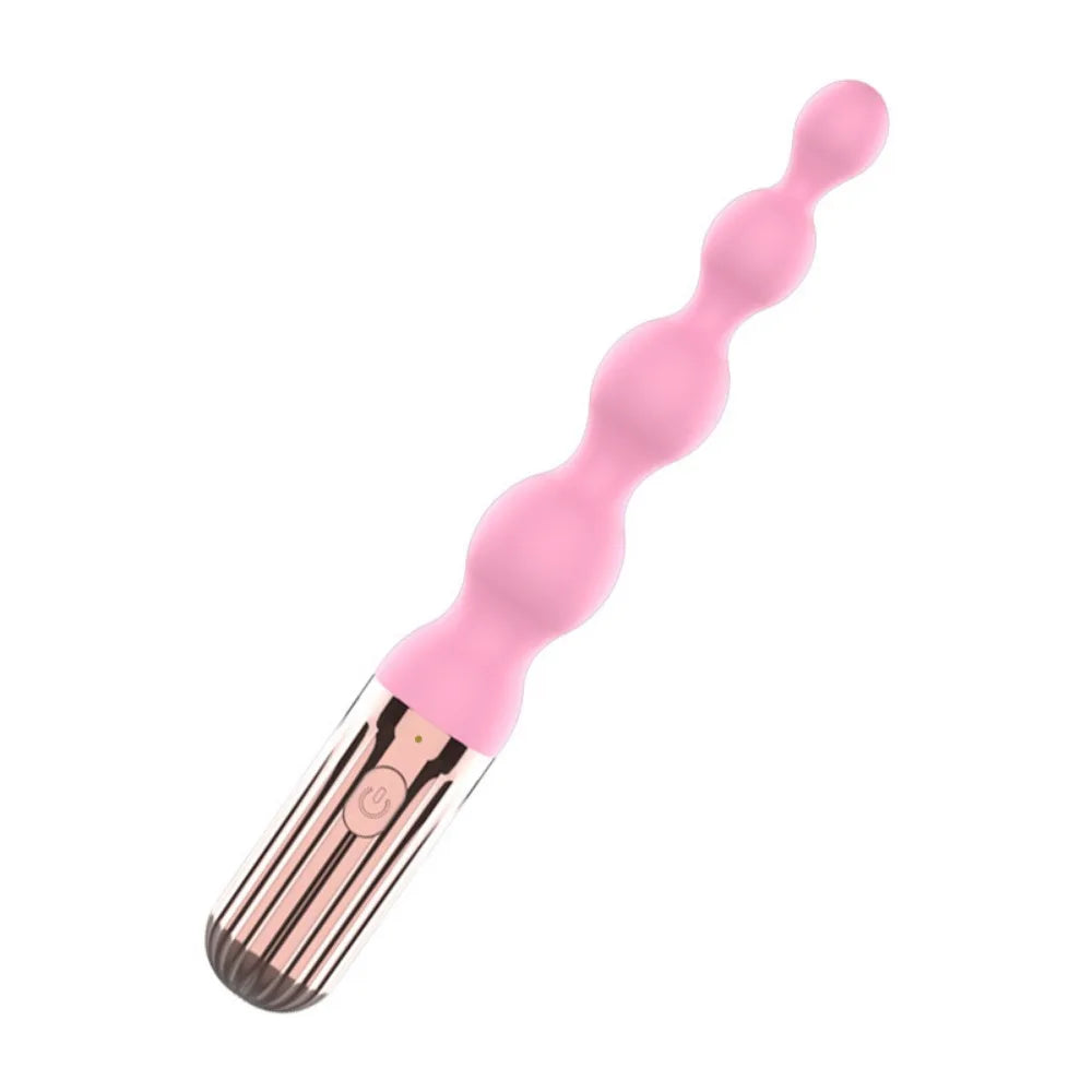 Sex Toy Silicone Anal Bead Vibrator Vibrating Massager Prostate Massager Stimulator Clitoris Stimulator For Women Men