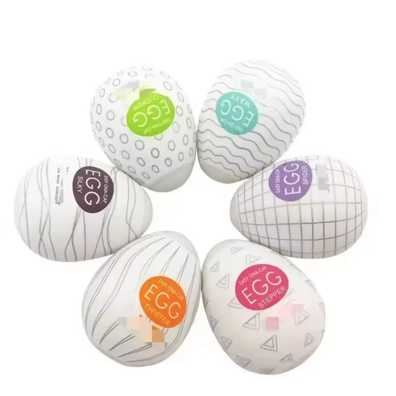 Eggs Sex Toys Male Masturbation Cup Vagina For Men Blowjob Glans Stimulation Silicone Stretchable Penis Massager Pocket Sex Toy