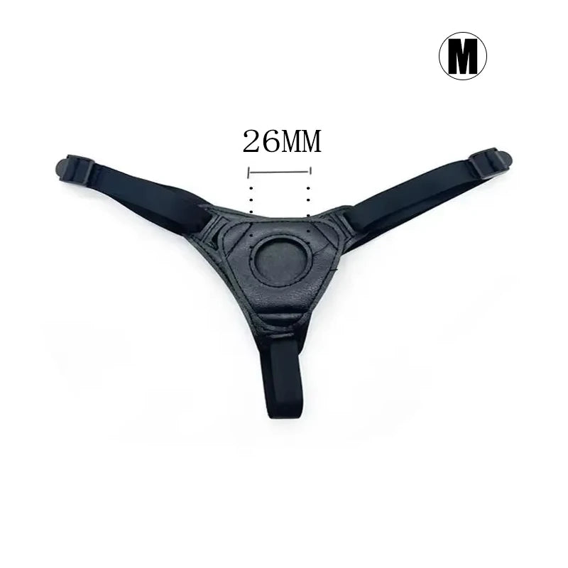 Adjustable Strap On Harness with Realistic Suction Cup Dildo, Pegging Strap-on Panties Set for Women Men Couples, Multiple Sizes