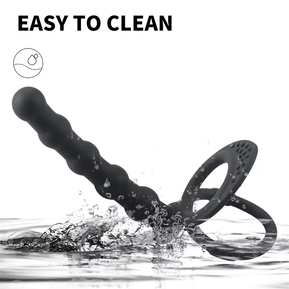 Sex Toys Penetration Anal Butt Plug Penis Cock Ring Dildo Pussy G-Spot Masturbator for Adults Men Women Gay Silicone Anal Beads
