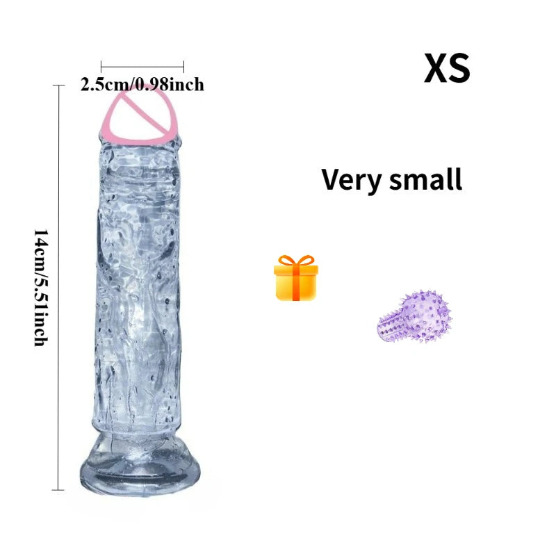 Adult Sex Toys Dildo Adults Fun Jelly Dick Suction Cup Pussy Butt Plug Anal Masturbator Realistic Dildos Safer Sex Products 18+