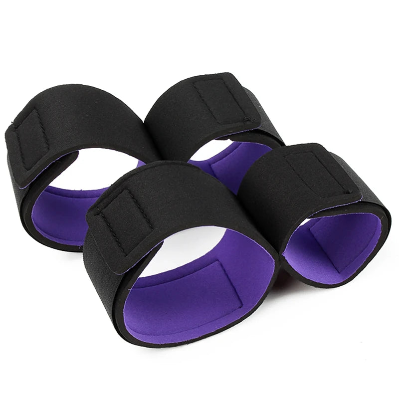 Bdsm Bondage Set Restraint Adult Game No Vibrator Handcuff Neck Collar Wrist Mouth Gag Strap Fetish Sex Toys For Woman Couples