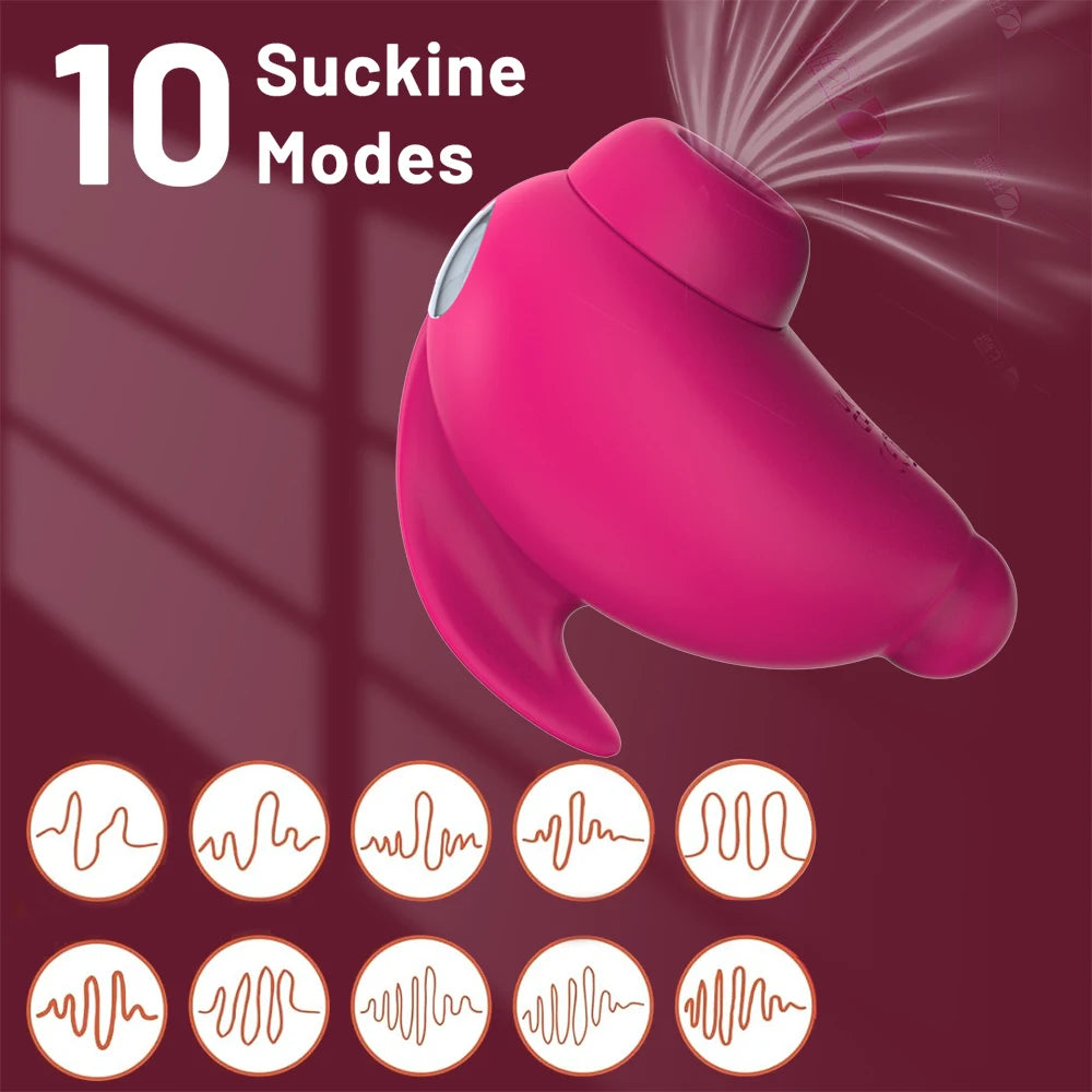Sucking Vibrator Sex Toy for Women Vibrating Clit Sucker Clitoris Stimulator Oral Vacuum Suction Vibration for Female Adults