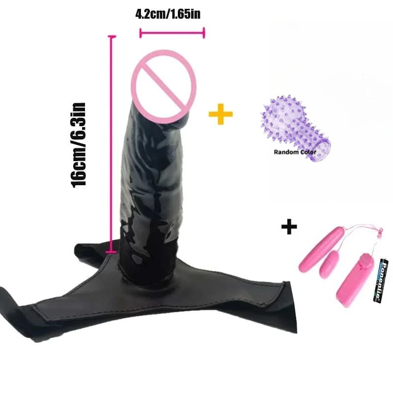 Strap On Dildos Anal Penis Hollow Double Penis double Strapon Harness Belt for Man adult Sex Toys For Woman Gay Wearable Lesbian