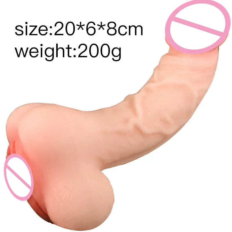 Sexy Sex Toys For Couples Realistic Penis Dildo Artificial Vagina Insert Anal Plug Pocket Pussy Toy 18 Male Gay Masturbation Cup