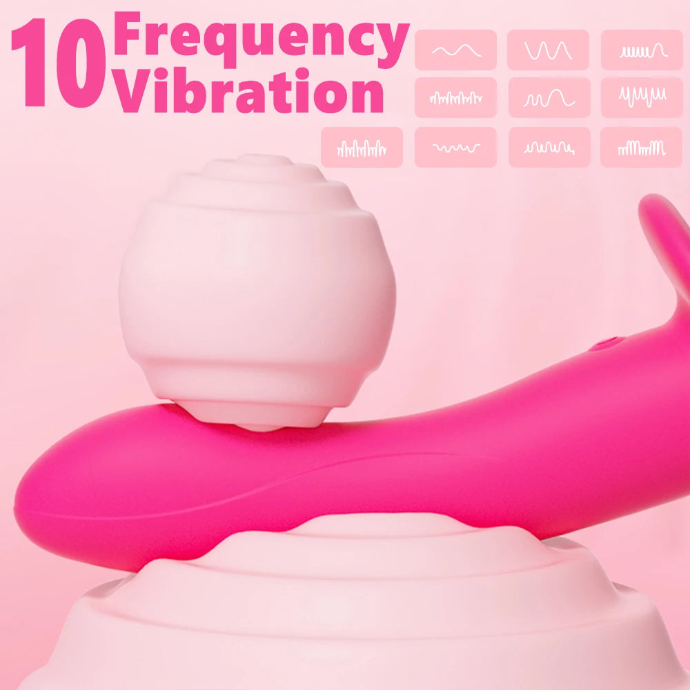 Strap On Double Headed Vibrating Dildo Adjustable Vibrator With 10 Speeds G-spot Vagina Massager Wearable Harness Sex Toy