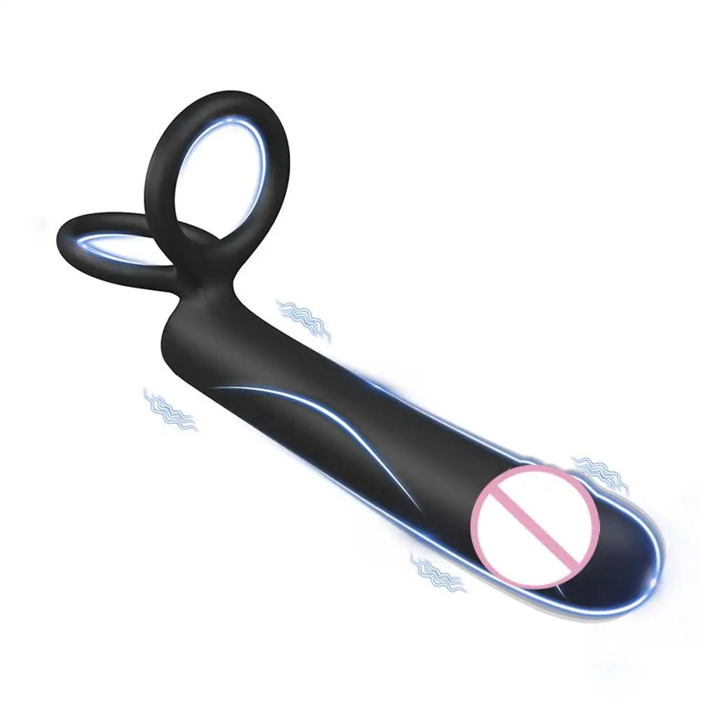 Male Woman Double Penetration Dildo Penis Vibrator Sex Toys For Couples Anal Plug Butt Plug Sex Ring G Spot Massager Adults 18+