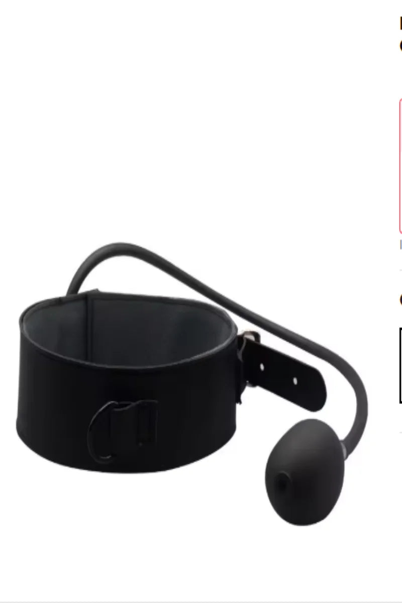BDSM Punishment Training Inflatable Choker for Adult Inflatable Collar for Couples Sex Game Sadistic Play Toy Sex Toys Shop