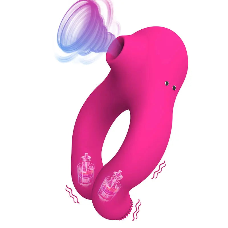 10 Frequency Sucking Vibrator Sex Shop Penis Ring Clit Sucker Cock Ring Adult Products Scrotum Massager Sex Toys for Couple