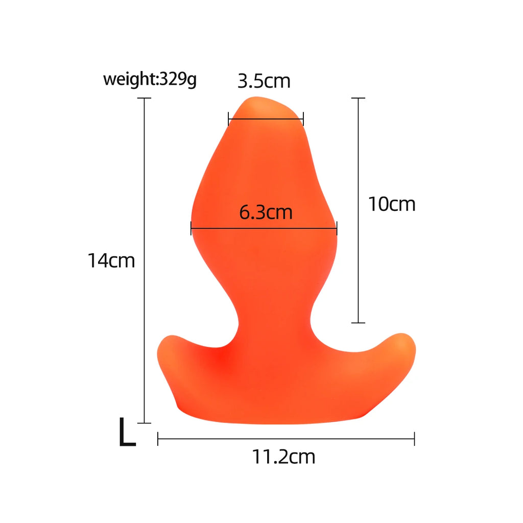 Adult Masturbation Sex Toys Wearable Anti Drop Anal Plug Dilator Prostate Massage Big Butt Anal Silicone Clit Vagina Stimulation
