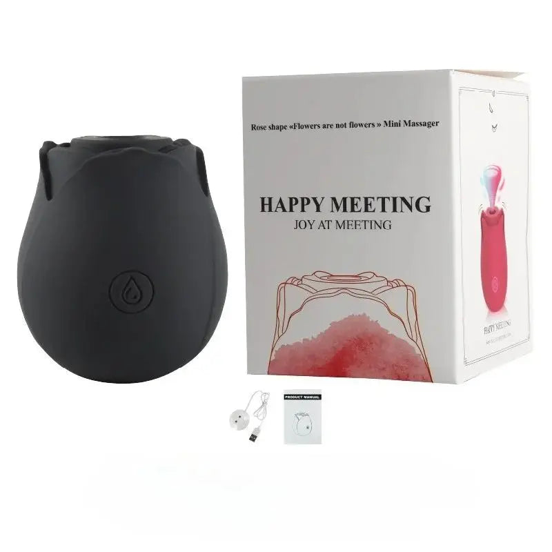 Sucking Rose Vibrator Toy for Women Masturbation Vacuum Stimulator Oral Nipple Clit Sucker Female Sex Toy Goods for Female Adult