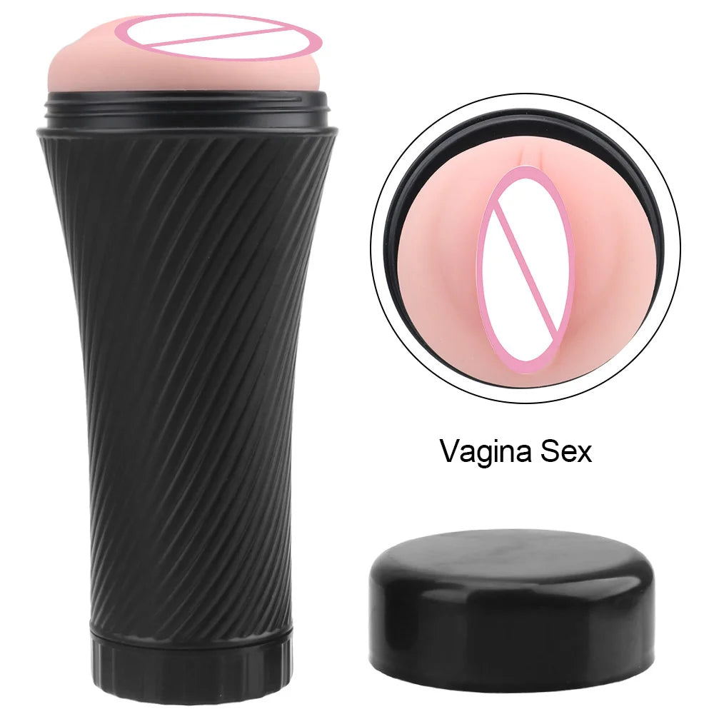 Sex Toys for Men Male Masturbator Cup Male Masturbator  Aircraft Cup Adult Products Realistic Vagina Anal Mouth  Masturbation
