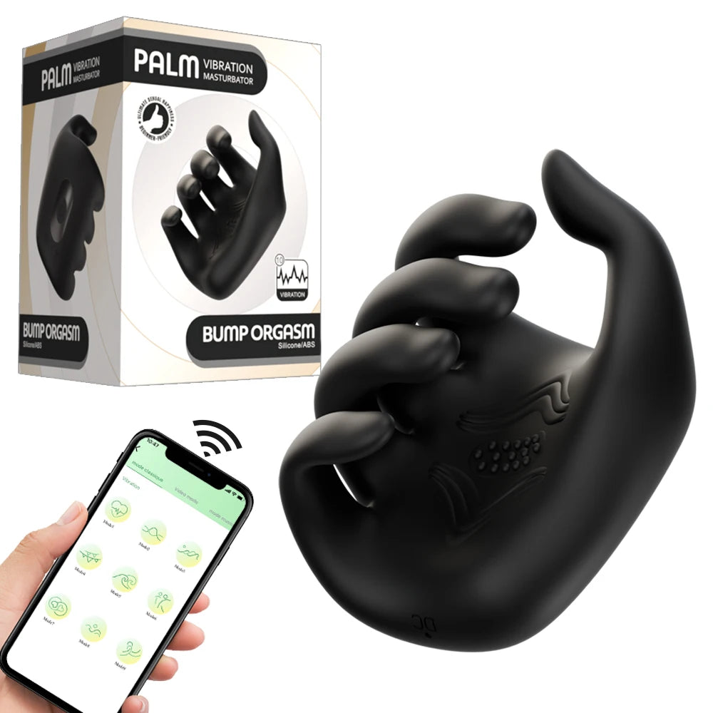 10 Vibrating Modes Male Sex Toys Penis Vibrator Male Masturbator Finger-Shaped Penis Trainer Adult Sex Toy & Games for Men Women