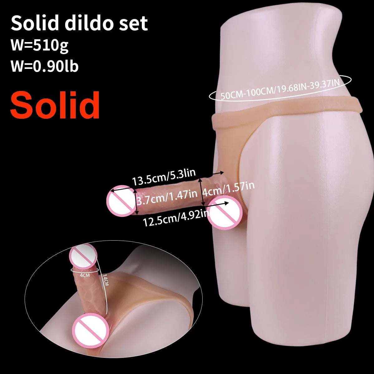 Strap On Wearable Double Realistic Dildos G-Spot Dildo Silicone Panties for Lesbian Anus Vagina Massager Couples Sex Toys Adult