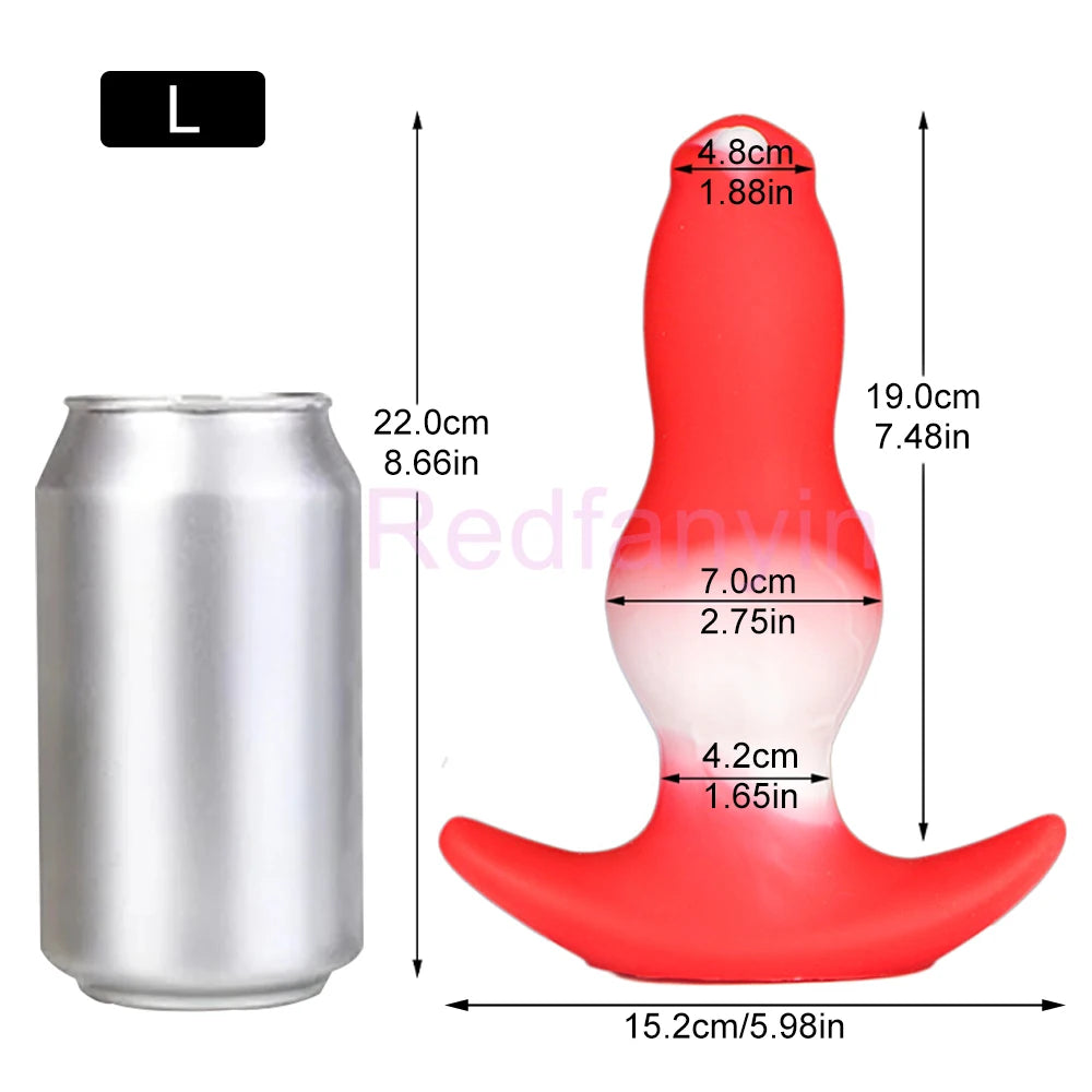 Sex Toys for Women Men Wear Anal Plug Dog Knot Style Silicone Soft Butt Plug 18+ Anal Dilation Prostate Massage Masturbation
