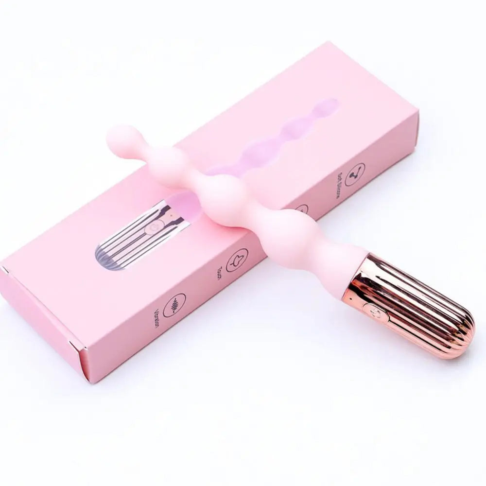 Sex Toy Silicone Anal Bead Vibrator Vibrating Massager Prostate Massager Stimulator Clitoris Stimulator For Women Men