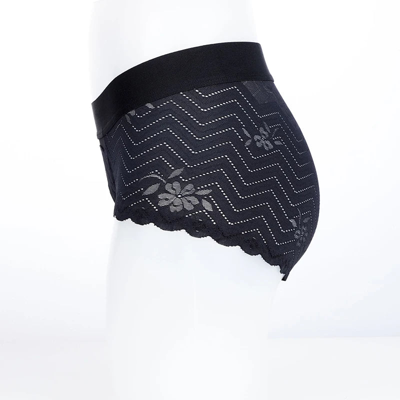 Strap on Harness Panties Underwear Strap-on Strapless Harness Boxers Briefs for Men Women Unisex Lace Strap On Harness Pants