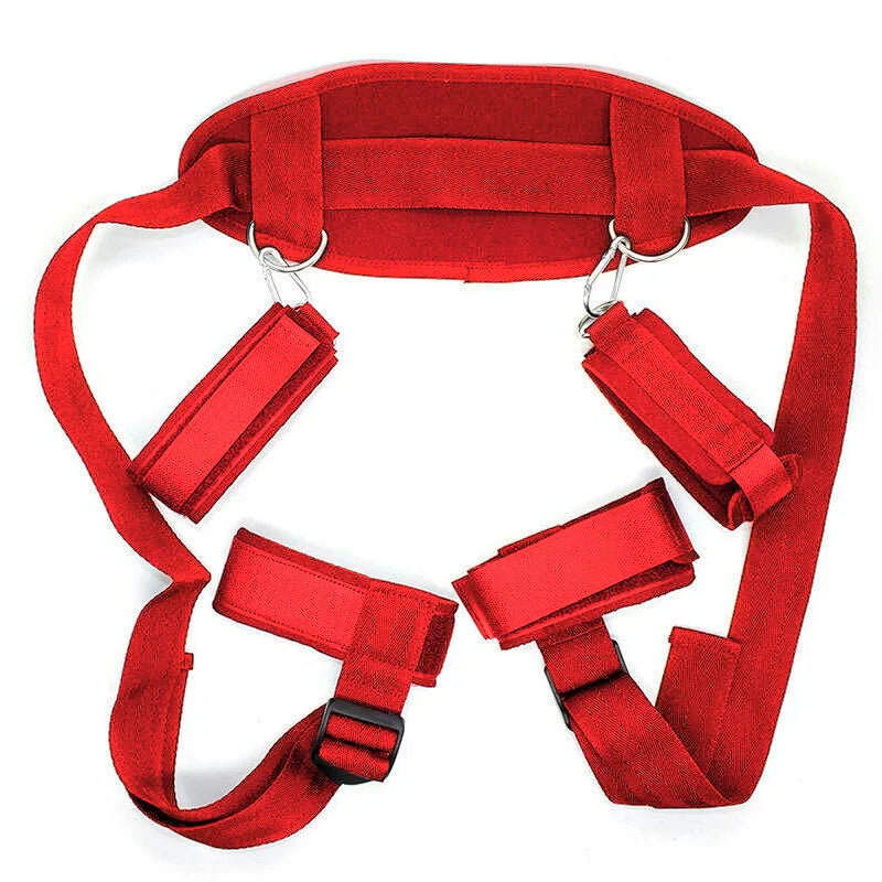Bdsm Bondage Set Restraint Adult Game Handcuff Neck Collar Wrist Mouth Gag Strap Fetish SM Sex Toy For Woman Couples No Vibrator
