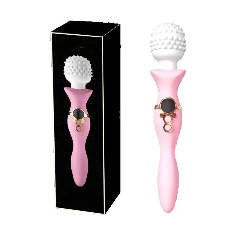 New Sex Toys Dildo Powerful Vibrator for Women AV Magic Wand G-spot Orgasm Masturbator Double Head Stimulation Vibrator
