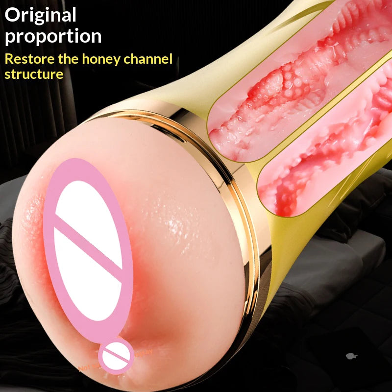 Sex Toys for Men Vagina Male Masturbators Cup Real Pussy Real Vagina Sextoys Silicone Adult Product 3D Realistic Masturbator ﻿