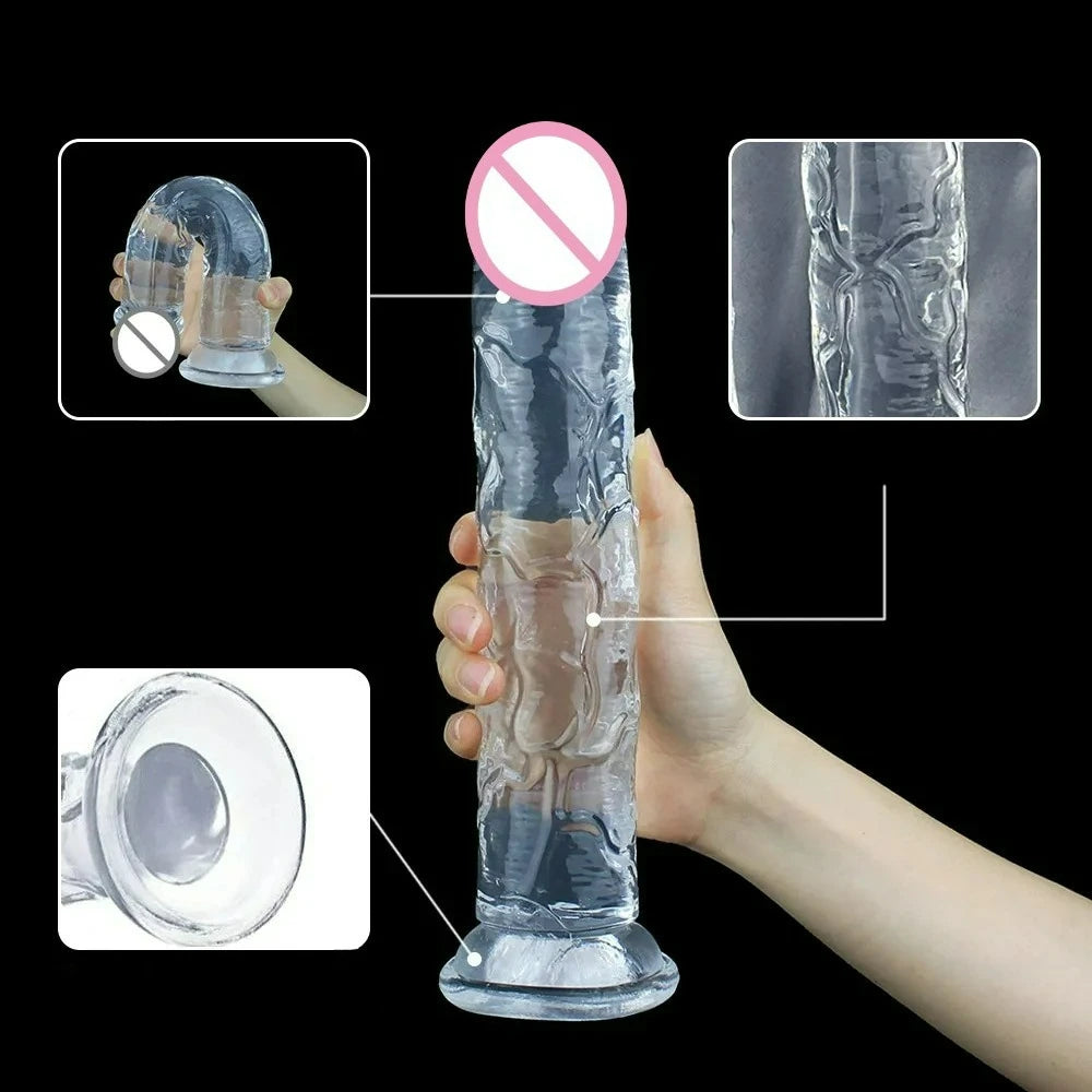 Adult Sex Toys Dildo Adults Fun Jelly Dick Suction Cup Pussy Butt Plug Anal Masturbator Realistic Dildos Safer Sex Products 18+