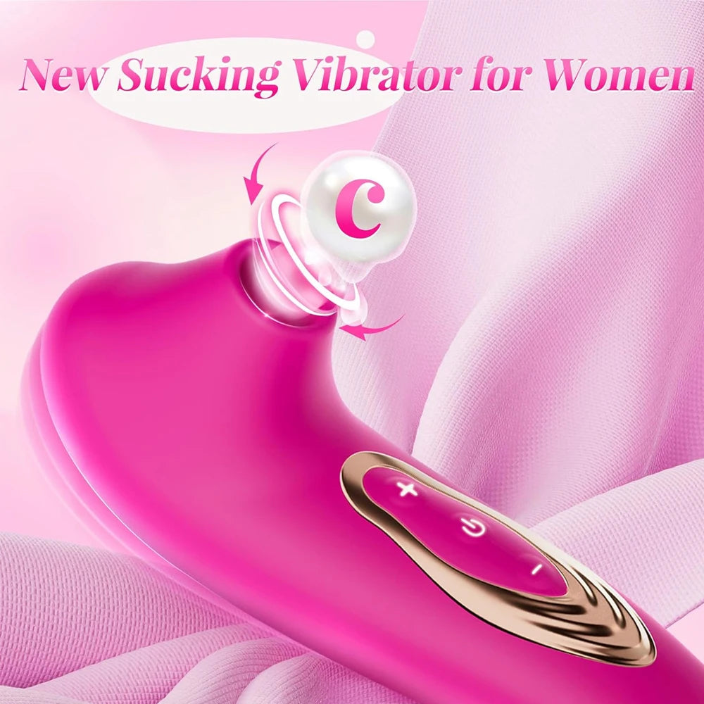 Vagina Sucking Vibrator Sex Toy for Woman Oral Tongue Blowing Suction Clitoris Stimulator Masturbator Erotic Sex Toys for Adults