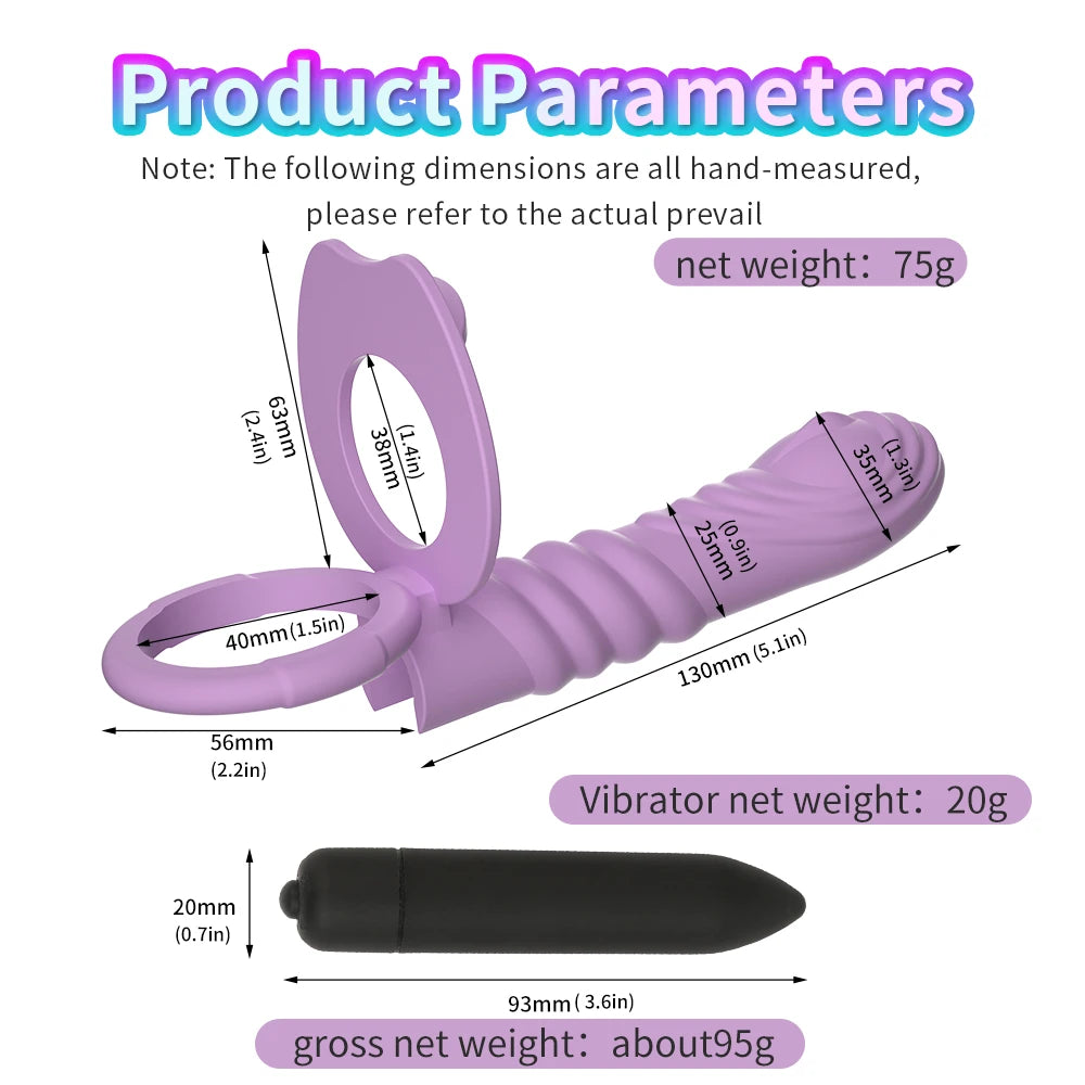 Sex Shop Double Penetration Anal Plug Dildo Big Butt Plug Vibrator For Men Strap On Penis Vagina Plug Adult Sex Toys For Couples