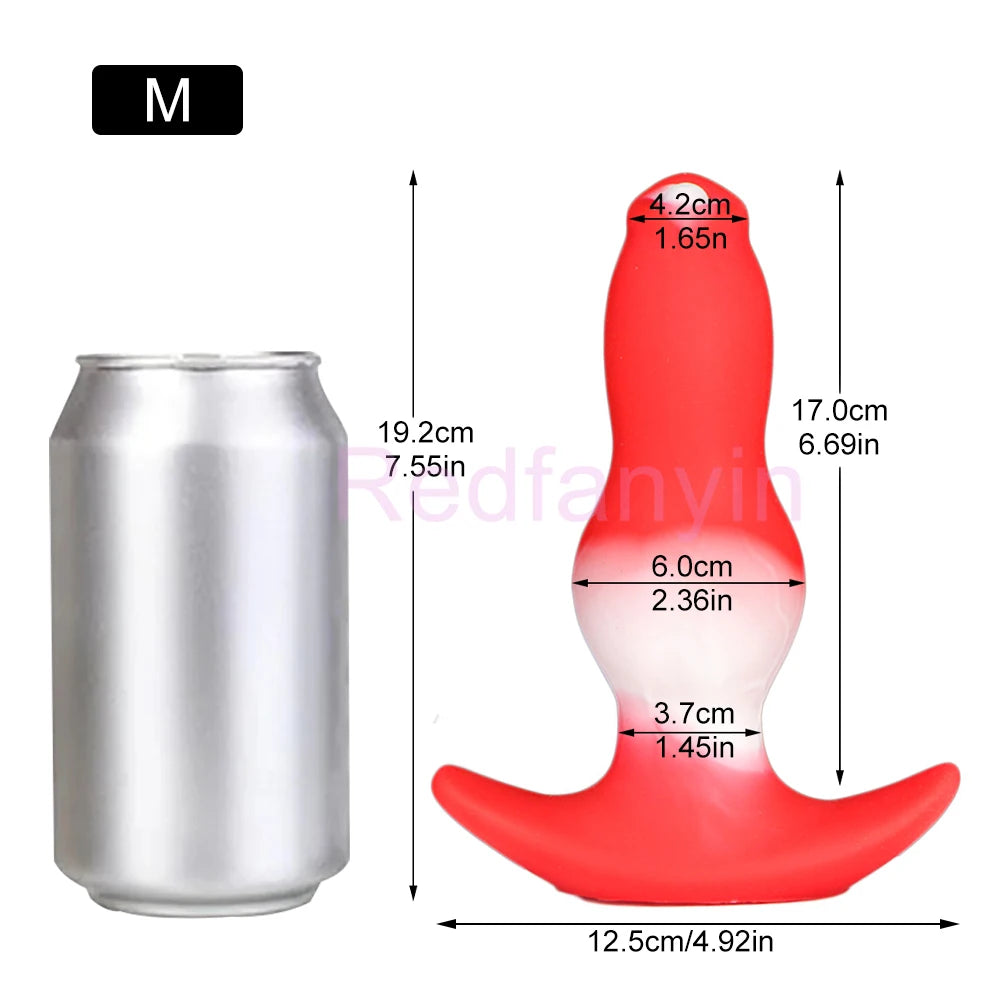 Sex Toys for Women Men Wear Anal Plug Dog Knot Style Silicone Soft Butt Plug 18+ Anal Dilation Prostate Massage Masturbation